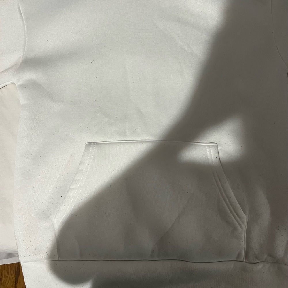 Women Shein White Hoodie, Size Xs